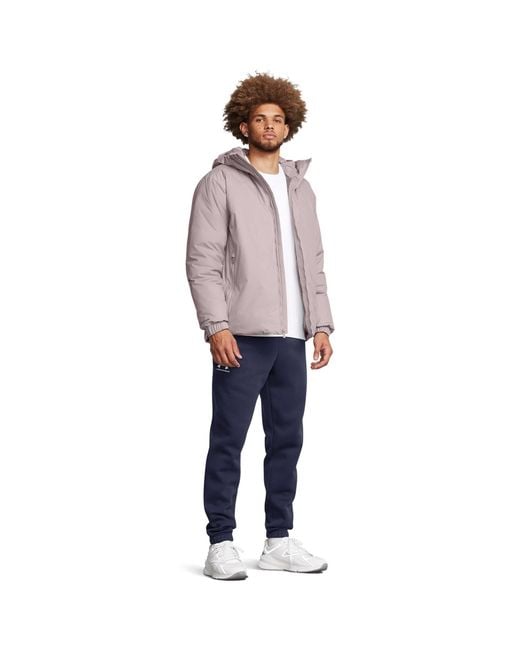 Under Armour Purple Lightweight Down Water-Resistant Puffer Jacket for men