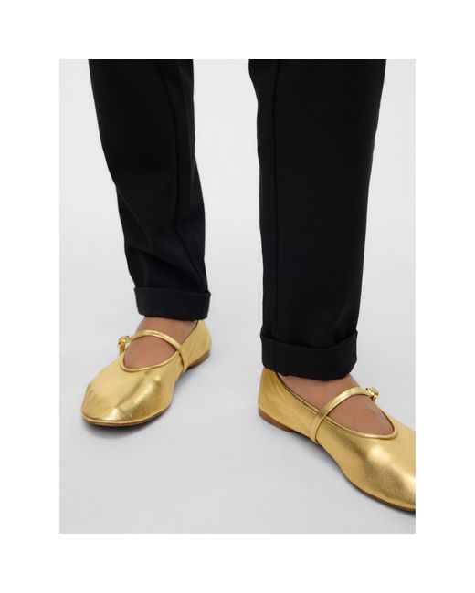 Vero Moda Blue Maya Solid Colour Tailored Trousers