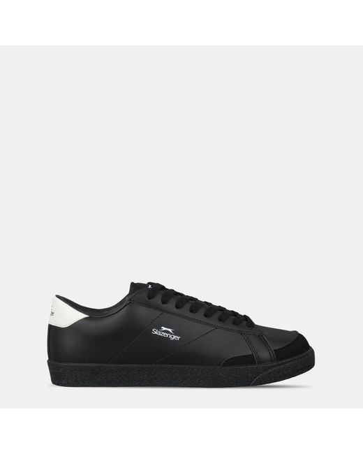 Slazenger 1881 Black Court Trainers for men