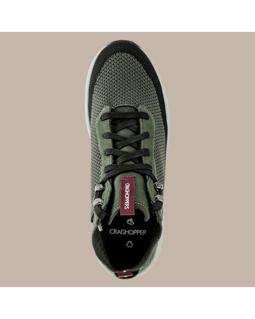 Craghoppers Green Crag Eco Lite Mid Walking Shoes for men