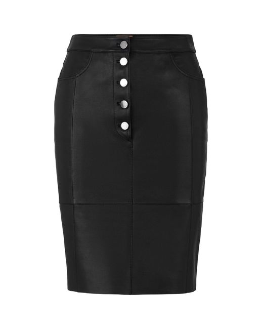 Boss Black Selara Leather Jacket
