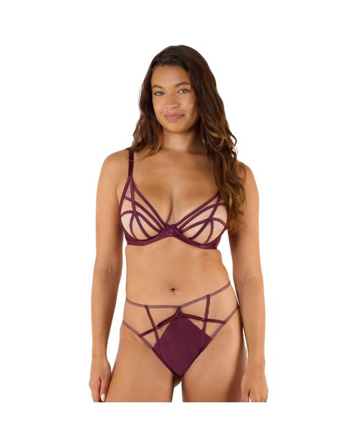 Playful Promises Purple Ramona High Waist Brief