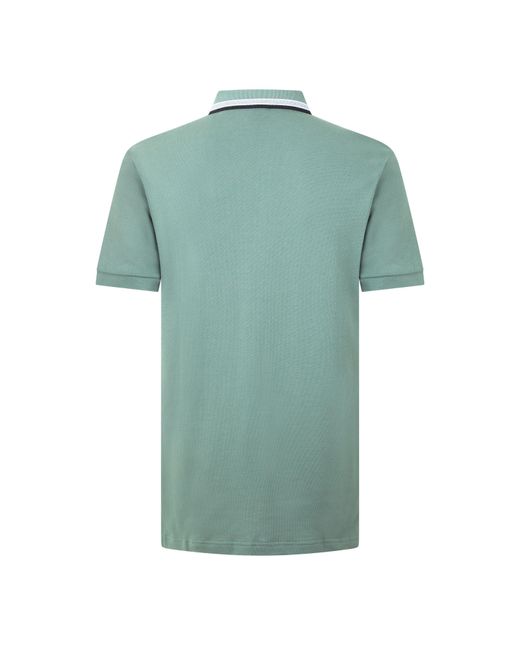 Boss Green Paddy Polo Shirt With Contrast Tipping for men