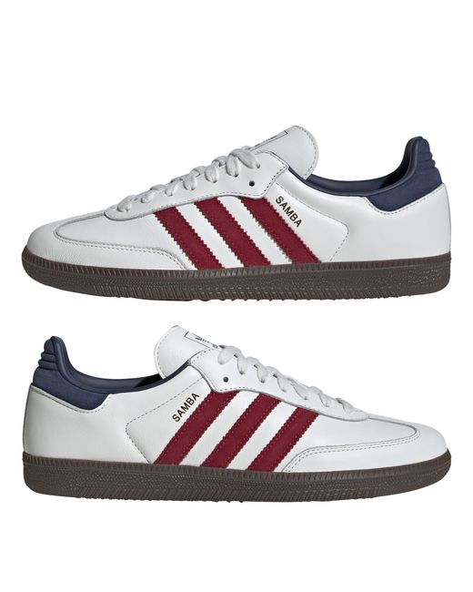Adidas Originals White Samba Og Low-Top Trainers for men