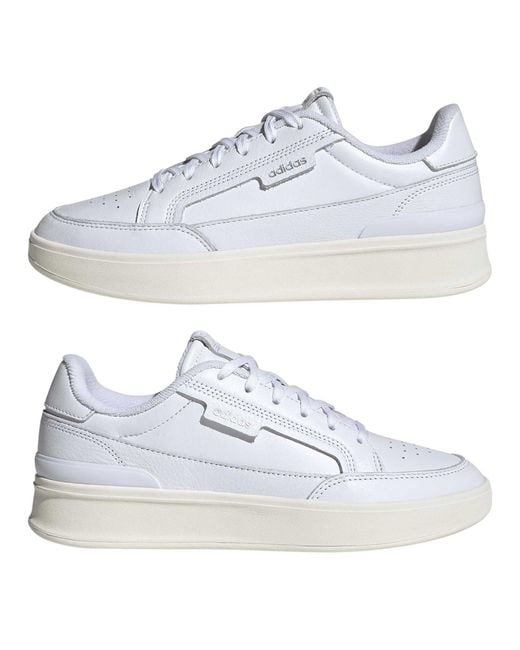 Adidas White Aspyre Road Running Shoes for men