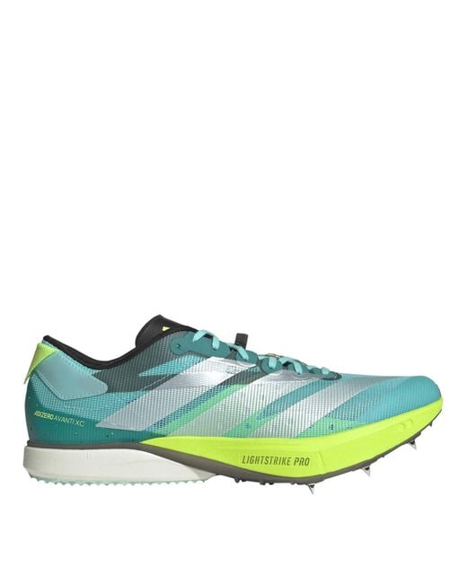 Adidas Green Adizero Avanti Xc Trail Running Shoes for men