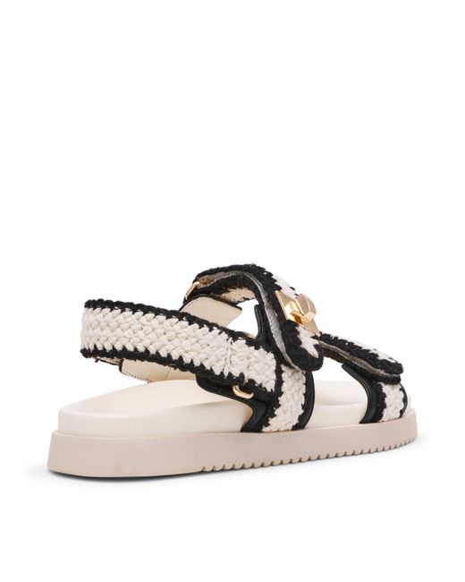 Steve Madden White Flat Sandal
