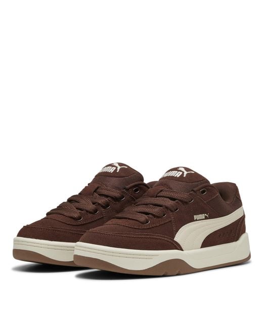PUMA Brown Park Lifestyle Skate Low-Top Trainers for men