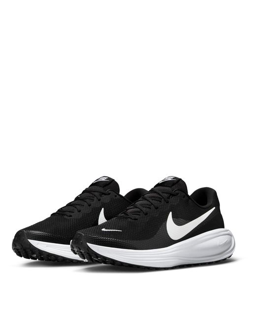 Nike Black Revolution 8 Road Running Shoes for men