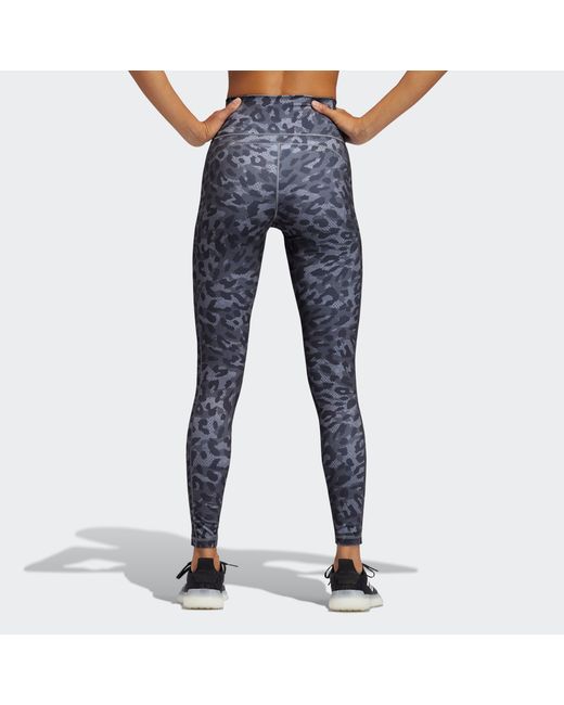 Adidas Blue Believe This Graphic Long Leggings
