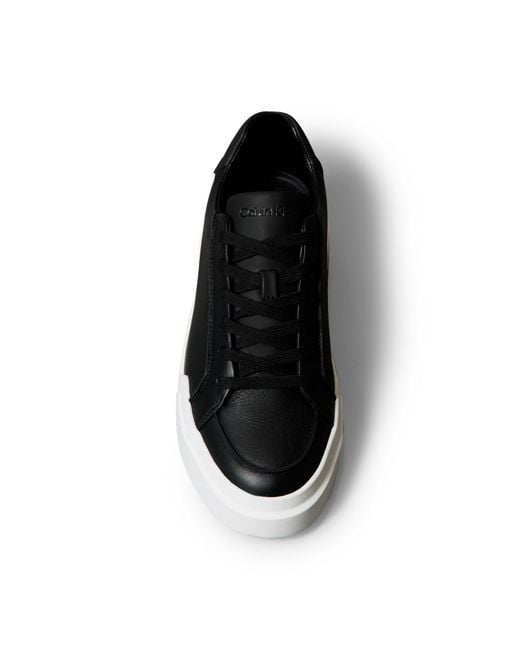 Calvin Klein Black Chunky Low-Top Trainers for men