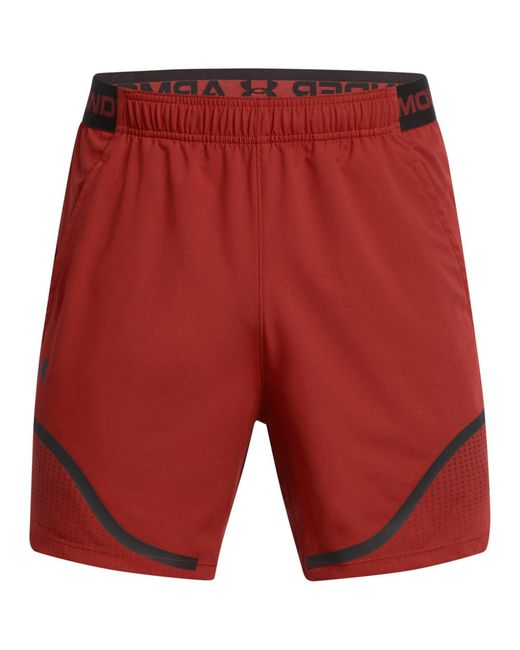 Under Armour Red Vanish Woven Performance Gym Shorts for men
