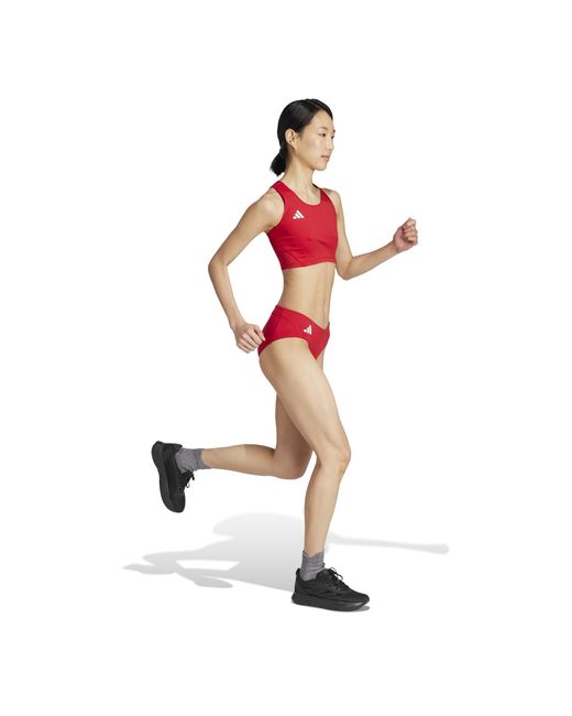 Adidas Red Adizero Running Briefs