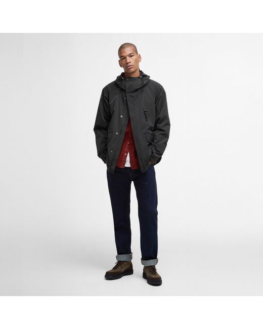 Barbour Black Rig Showerproof Jacket for men