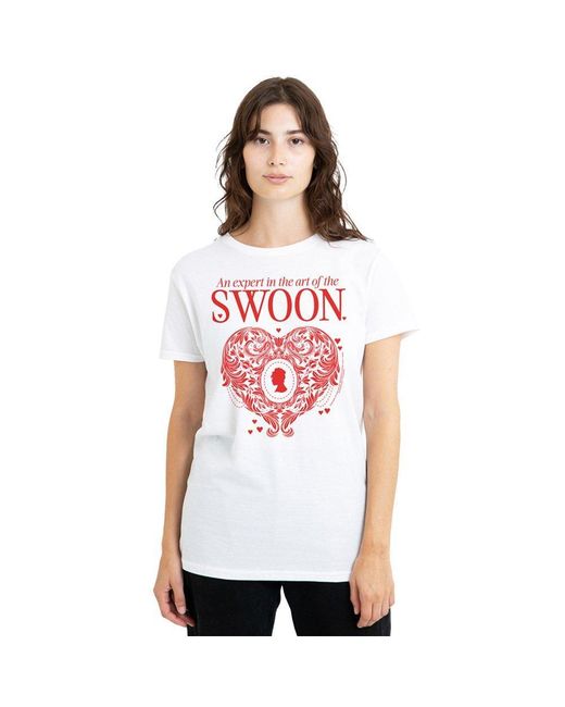 Bridgerton White The Art Of Swoon T Shirt