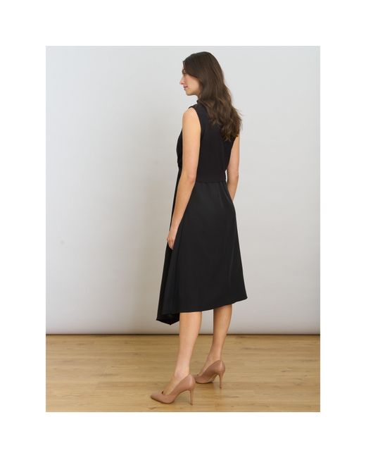 Gina Bacconi Blue Ashlee Midi Dress