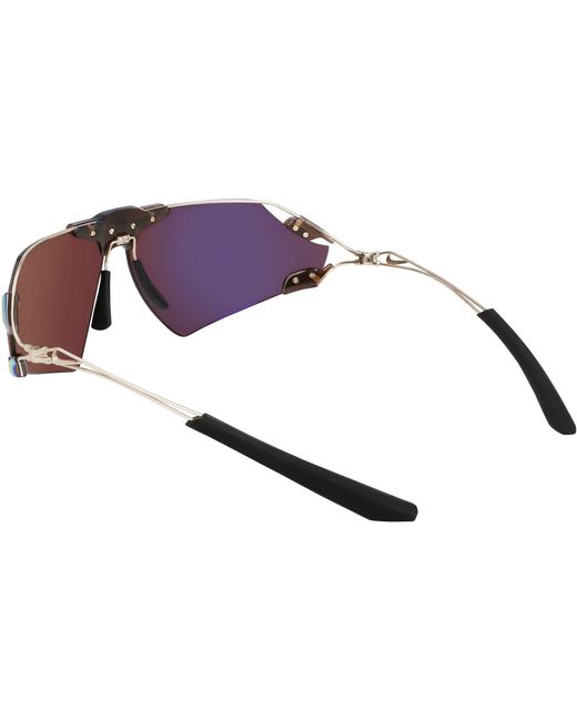 Nike Yellow Zeus Edge Wrap Sunglasses