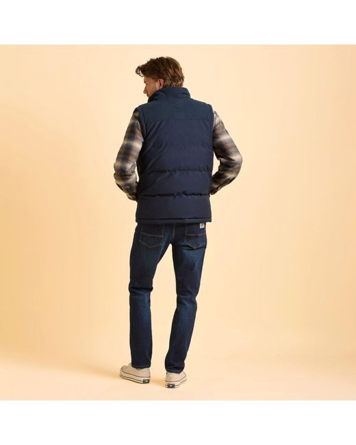 Brakeburn Blue Quainton Gilet for men