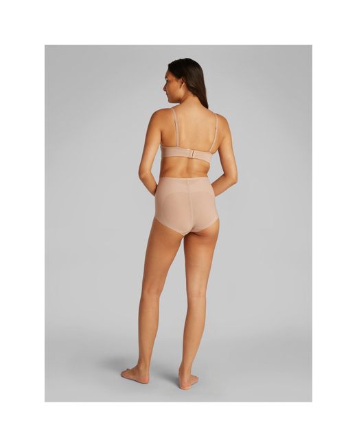 Calvin Klein Brown Sculpted Firm Mesh Brief Shapewear