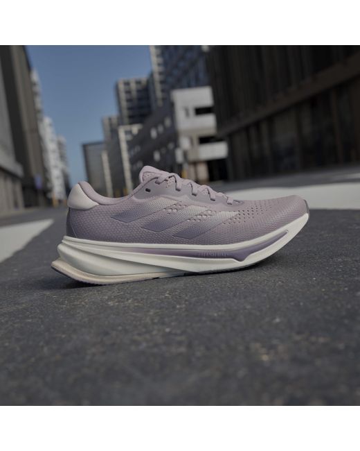Adidas Gray Supernova Rise Running Shoes