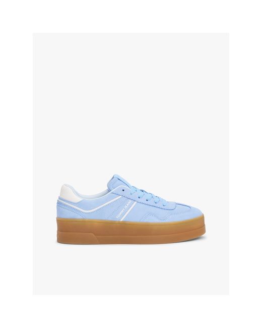 Tommy Hilfiger Blue The Greenwich Flatform Suede
