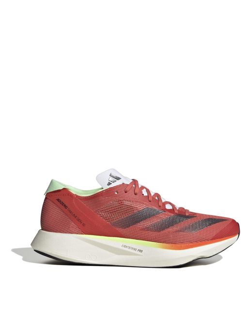 Adidas Pink Adizero Takumi Sen 10 Everyday Neutral Road Running Shoes