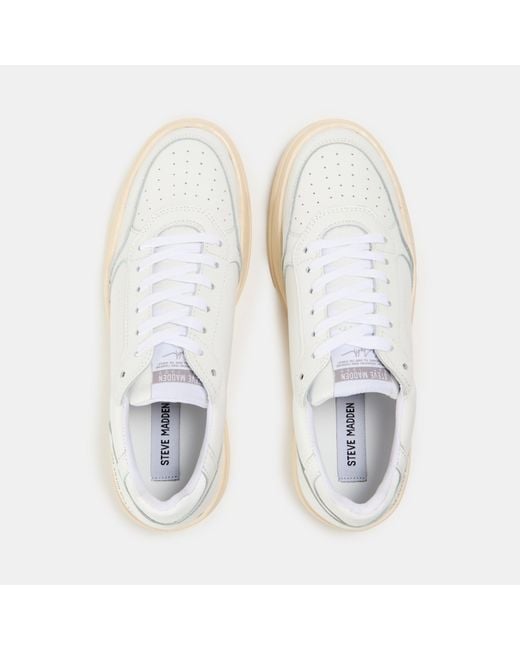 Steve Madden White Ace Chunky Trainers for men