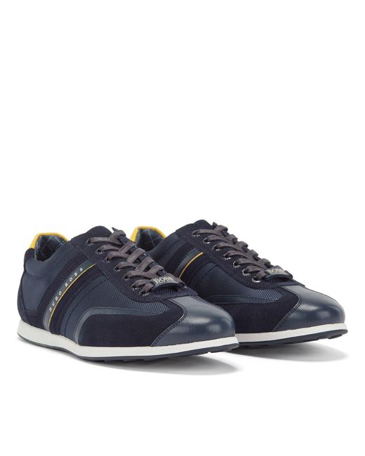 Boss Blue Stiven Monk Shoes for men