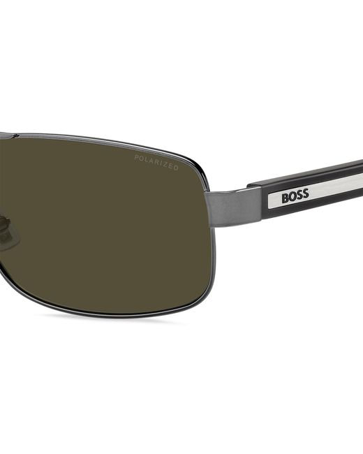 Boss Multicolor Navigator Square Sunglasses for men