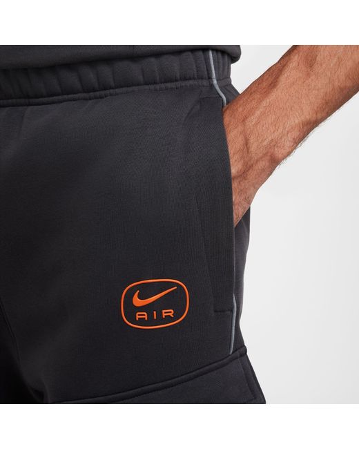 Nike Black Nsw Sw Air Cargo Pant Flc Bb for men