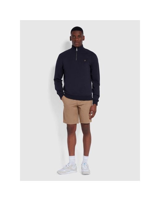 Farah Natural Hawk Twill Chino Shorts for men