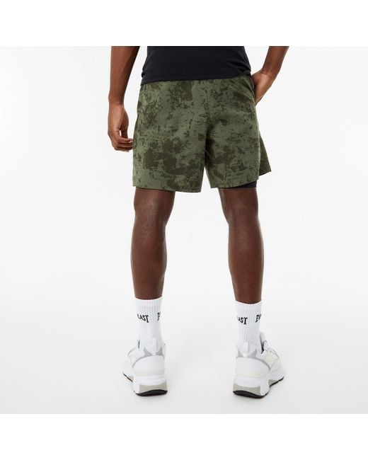 Everlast Green 2-In-1 Shorts for men