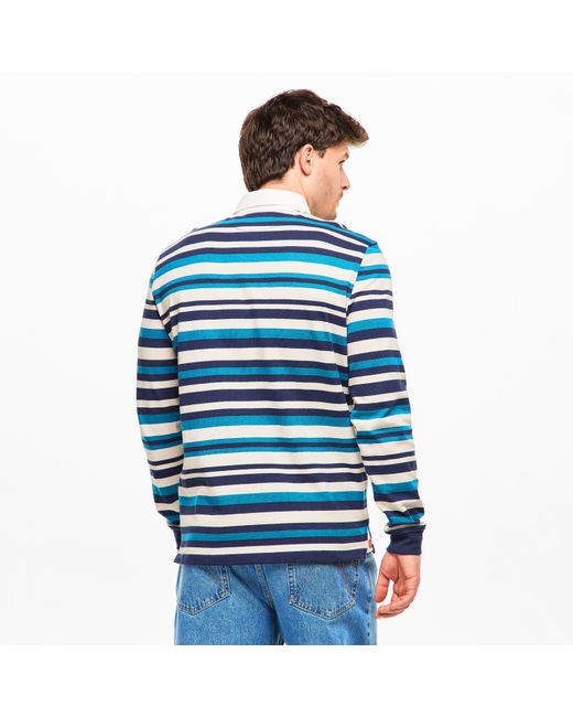 Gieves & Hawkes Blue Rugby Polo Shirt for men