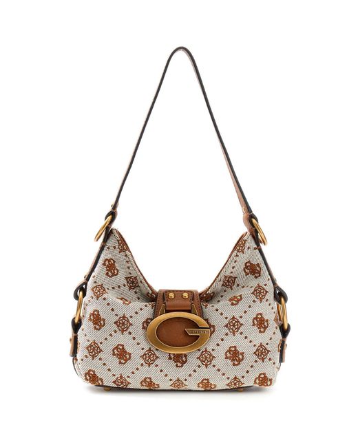 Guess Brown Camden Mini Shoulder
