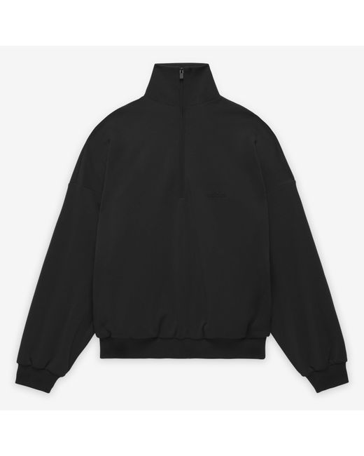 Adidas Black Half Zip Performance Joggers for men