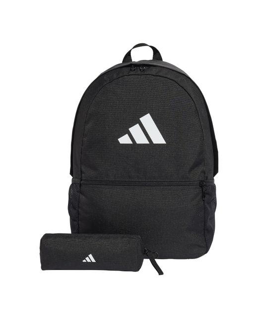 Adidas Black Backpack With Pencil Case