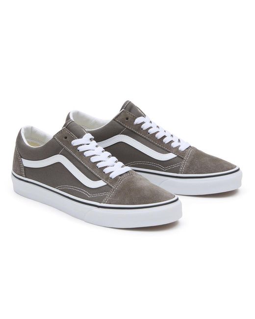 Vans Gray Old Skool Canvas Low Top for men
