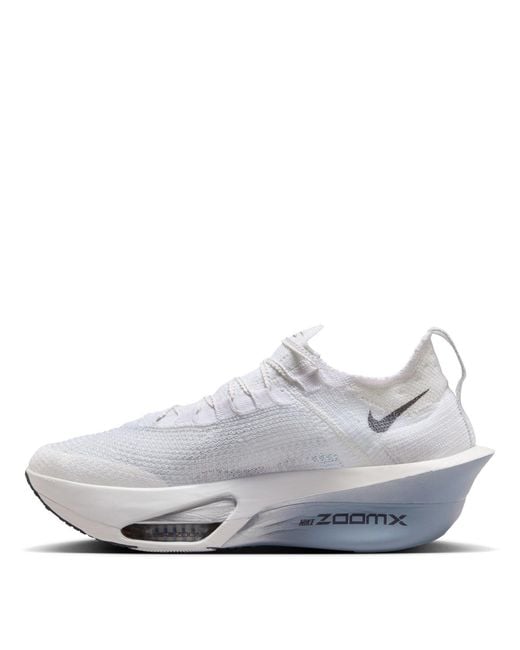 Nike White Zoomx Alphafly 3 Running Shoes for men