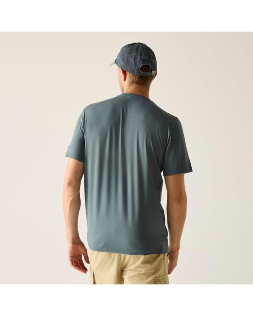 Regatta Blue Fingal Tee Short Sleeve Performance T-Shirt for men