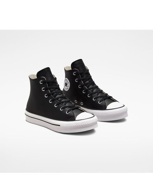 Converse Black Chuck Taylor All Star Eva High-Top Trainers