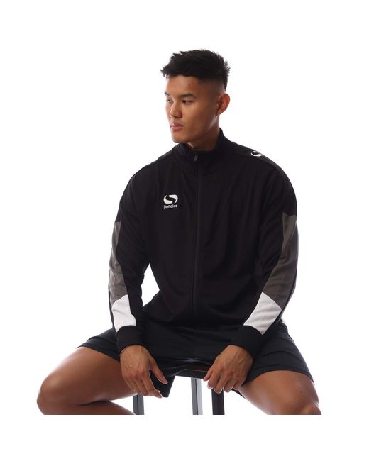 Sondico Black Tracksuit Top for men