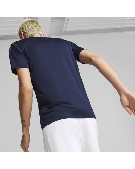 PUMA Blue Short-Sleeve Performance T-Shirt for men