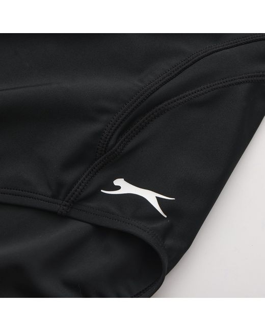 Slazenger 1881 Black Lycra Xtra Life X Back Swimsuit Ladies