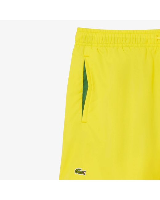 Lacoste Yellow Taff Swim Shorts for men