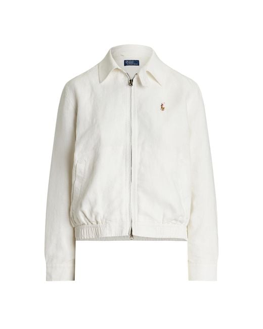 Polo Ralph Lauren White Windbreaker