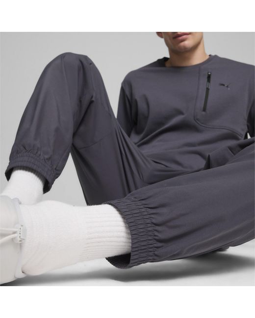 PUMA Blue Rad Cal Closed Hem Woven Jogger for men