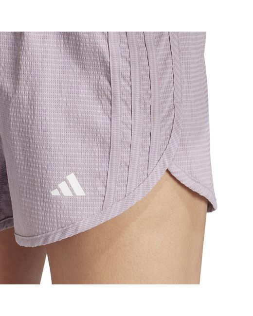 Adidas Purple Performance Running Shorts