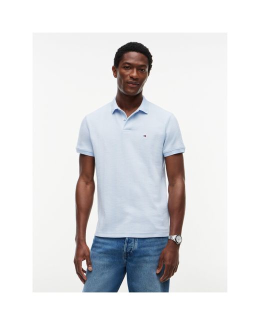 Tommy Hilfiger Blue Short Sleeve Polo Shirt for men