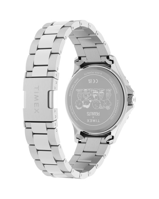Timex Metallic Peanuts Analogue Quartz Watch for men