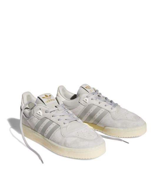 Adidas Originals Gray Rivalry Low-Top Trainers for men
